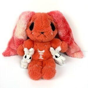 Plushie Dreadfuls Anxiety Rabbit w/ 2 Mini Bunnies - Mysterious Plush - No Tote